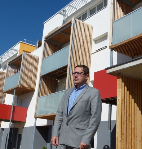 Christophe BERION, Directeur Général d'Orvitis, présente le programme de 70 logements
